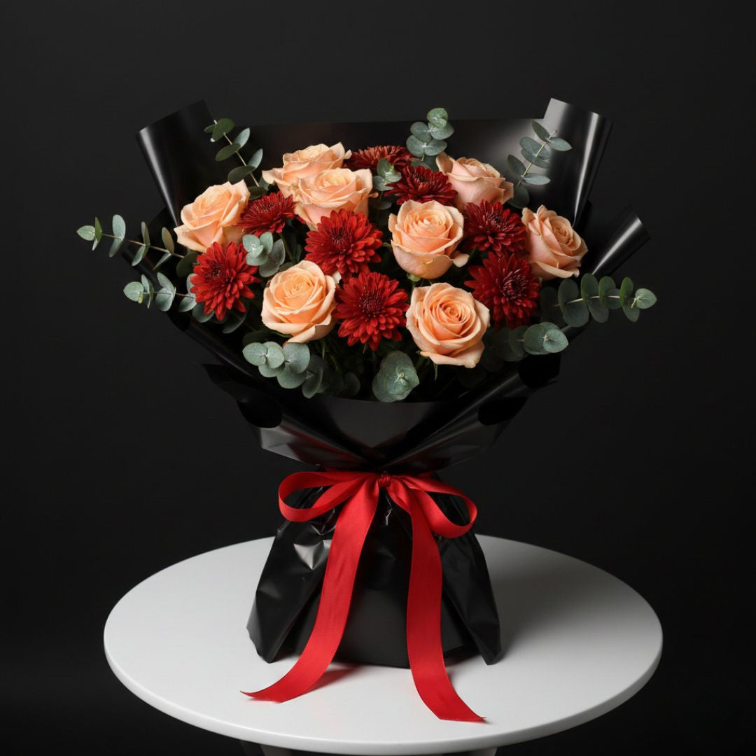 Love in Contrast - Valentine's Special Bouquet